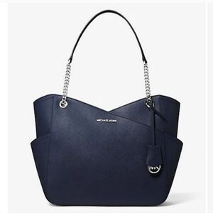 Michael Kors Jet Set Tote MK Navy NWT